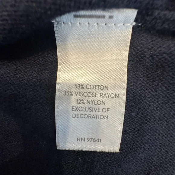 J. Jill Blue Fringe-Hem Relaxed Tunic Top - Picture 6 of 8